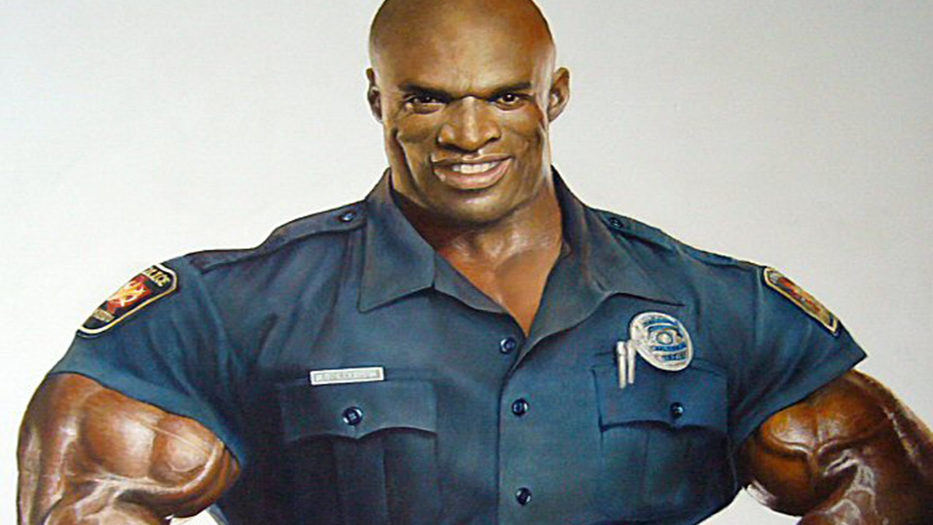Темнокожий полицейский